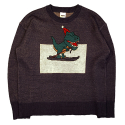 마이누(MINU) Dino ski sweater [Deep Navy]