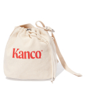 칸코(KANCO) KANCO CANVAS CROSS BASKET BAG ivory