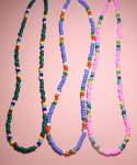 봉보(BONBEAU) Ethnix colormix beads necklace 에스닉 컬러믹스 비즈목걸이