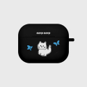 어프어프(EARPEARP) Awesome cat-black(Air pods pro case)