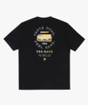 휠라(FILA) [FILA X SUBWAY] 샌드위치 티셔츠 (FS2RSC2W04XBLK)