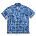 디아프바인(DIAFVINE) DV. LOT610 Paisley Open Collar Shirts (Tie-Dye) -BLUE-