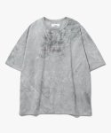 제로(XERO) Oversize Water Washed T-Shirts [Grey]