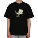 마이누(MINU) Skull Dino T-shirts [Black]