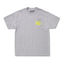 안티히어로(ANTI HERO) RESERVE S/S Pocket T-Shirt - ASH HEATHER/YELLOW 51020388C