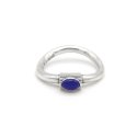 오드콜렛(ODDCOLLET) [SILVER925]texture ring (blue)