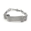 오드콜렛(ODDCOLLET) [SILVER925]Scroll chain bracelet (L)