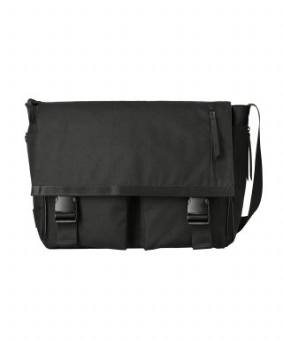 에스에스알엘(SSRL) dual pocket messenger bag / blac...