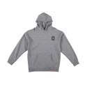 스핏파이어(SPITFIRE) HOLLOW CLASSIC Pullover Hooded Sweatshirt - GREY HEAHTER w/ BLACK Prints 53110120