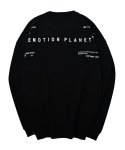 이모션플래닛(EMOTION PLANET) 쿼드랑글 기모쥬리 스웻셔츠 (블랙)