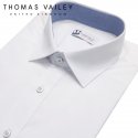 토마스 베일리(THOMAS VAILEY) 남성드레스셔츠-베이직 화이트 클래식핏 E289
