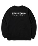 그루브라임(GROOVE RHYME) (기모) NYC LOCATION SWEATSHIRT (BLACK) [LRQWCTM304M]