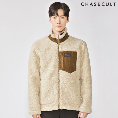 MUSINSA CHASECULT Public Fleece Boa High Neck Zip Up Jacket KFRU4313D0X