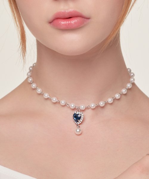 HAWHA - SAPPHIRE BLUE NECKLACE