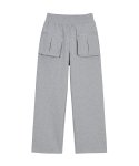 엑스와이(EXYAIW) 베이직 포켓 팬츠 _ Basic Pocket Pants - Light Gray