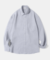 Standard Stitch Linen Shirt S74 Gray