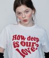 IN LOVE TEE(WHITE)