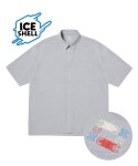 밀레 클래식(MILLET CLASSIC) MCC ICE SHELL HALF SHIRTS GREY