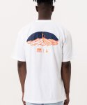 브로이스터(BROISTER) 한국의 산 시리즈 그래픽 반팔 라운드 넥 티셔츠 남산 화이트