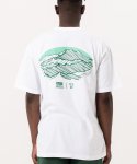 브로이스터(BROISTER) 한국의 산 시리즈 그래픽 반팔 라운드 넥 티셔츠 지리산 화이트