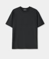 수피마 코튼 세미오버핏 티셔츠 (블랙)