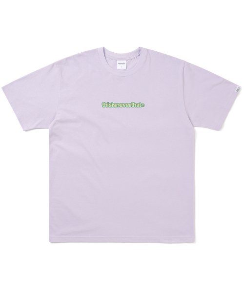 MUSINSA Thisisneverthat 2Tone Logo Tee Light Violet