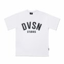디브이에스엔 스튜디오(DVSN STUDIOS) University big logo T-shirt _ White (black logo)