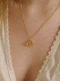 피오레(FIORE) melting heart tulip necklace
