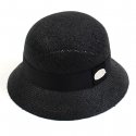 유니버셜 케미스트리(UNIVERSAL CHEMISTRY) SV Thunder Bau Black Cloche Hat 여름페도라