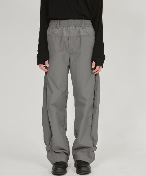 Wide Split Pants - Dark Gray (FL-218)