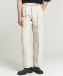 가먼트레이블(GARMENT LABLE) Structure Belted Jeans - Cream