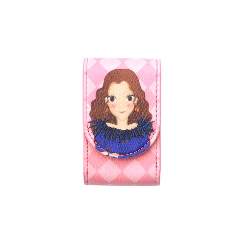 Argyle Smart Keyring Pink Luna