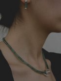 이스트인디고(EASTINDIGO) Cylinder jade necklace
