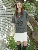 가니송(GANISONG) Rose Garden T-shirt_charcoal