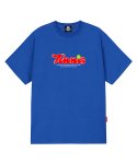 트립션(TRIPSHION) TENNIS LOGO 티셔츠 - 블루