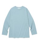 언아웃핏(AOTT) 유니섹스 에센셜 롱 슬리브 티셔츠 블루
