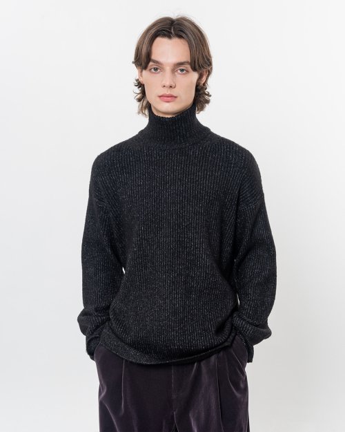 Musinsa Beslow Standard Fw Oversized High Knit Black