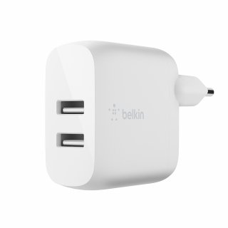 벨킨(BELKIN) 부스트업 24W 듀얼 USB-A 가정용 충전기 WCB002...