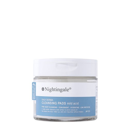 Nightingale Mild Acid pH-Balanced Cleansing Pads 70 Sheets