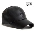 플래토(PLATEAU) 빅사이즈 볼캡 XL LEATHER HIGHLAND CAP BLACK