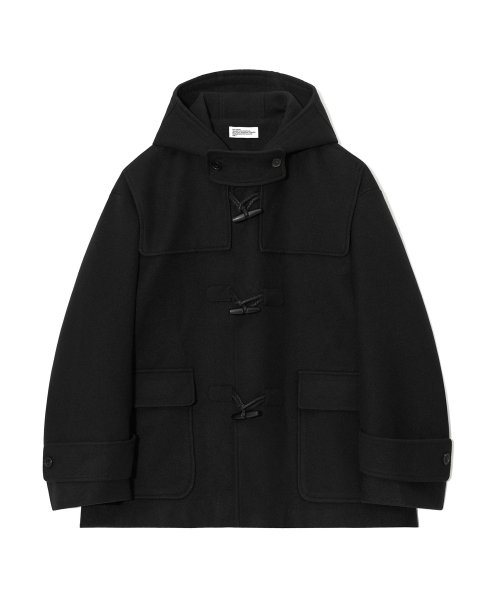 MUSINSA PARTIMENTO Oversize Melton Convoy Duffle Coat Black