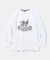 Painting KKAHO Long Sleeve T57 White