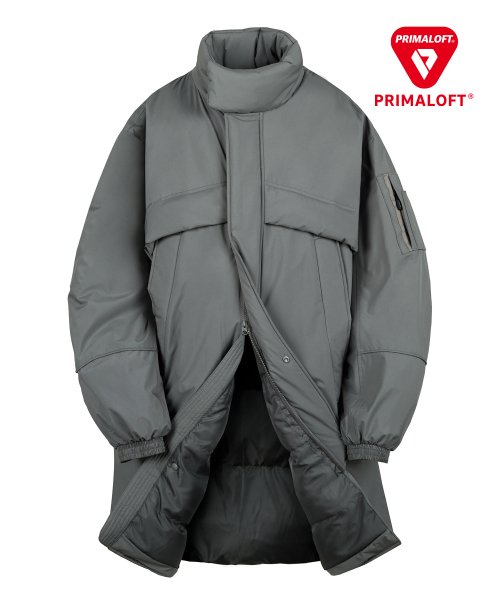 Musinsa Codegraphy Primaloft Monster Long Parka Charcoal