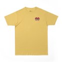 크루키드(KROOKED) STRAIT EYES S/S T-Shirt - MUSTARD/RED 51023440J