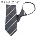 토마스 베일리(THOMAS VAILEY) 자동/지퍼넥타이-바흐 그레이 7.5cm