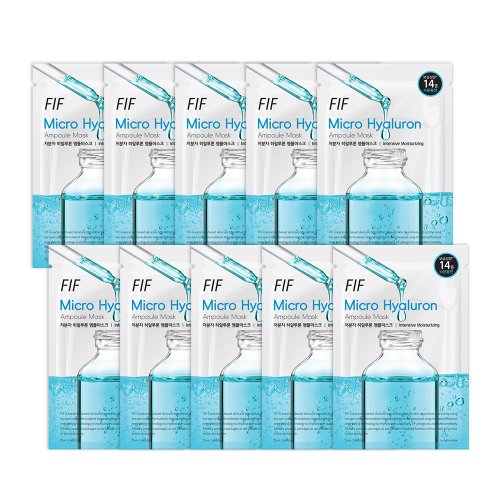 FAITH IN FACE FIF Low Molecular Hyaluronic Ampoule Mask 10 Sheets