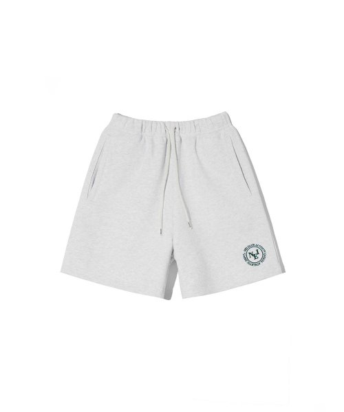 Club Logo Sweat Shorts Light Melange