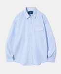 다이아몬드 레이라(DIAMOND LAYLA) Mix Stripe Shirt S93 Sky Blue