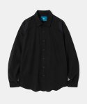 다이아몬드 레이라(DIAMOND LAYLA) Mix Fabric Patch Shirt S94 Black
