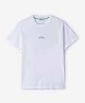 스톤아일랜드(STONE ISLAND) 남성 로고 프린트 코튼 저지 반소매 티셔츠 - 화이트 / 76152NS94V0001